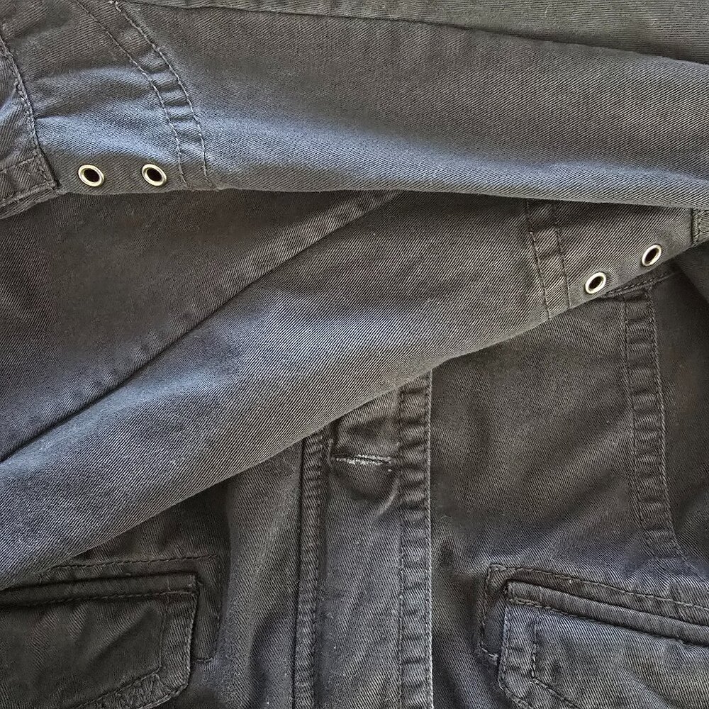 Fox Riders Company Black Utility Streetwear Jacket Medium - Picture 14 of 15